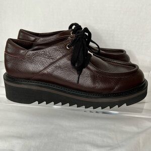 Salvatore Ferragamo Europilo Derby in Ganache Brown, Women’s US 9.5”